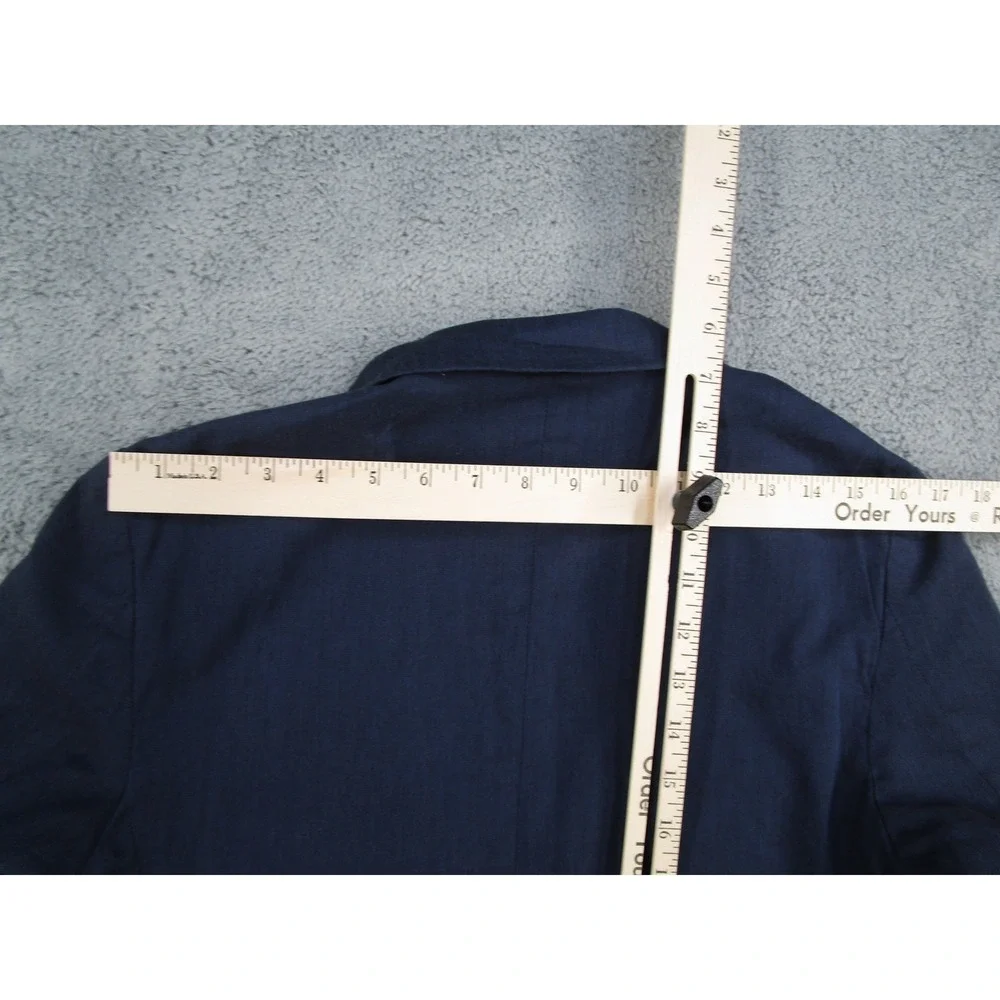 J.Crew Ludlow Blazer Mens 34S Navy Blue Somelos Stretch Cotton Jacket G0532